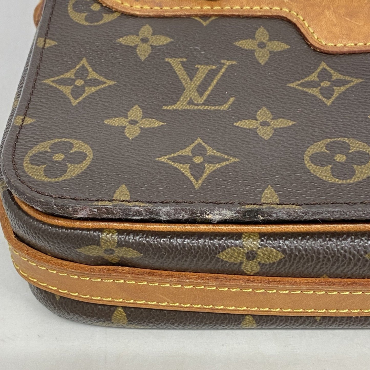 Louis Vuitton Monogram Saint-Germain 28 Shoulder Bag M51207 Brown