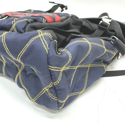 Prada Quilted Multi Backpack Bag Backpack Multicolore Silverhardware