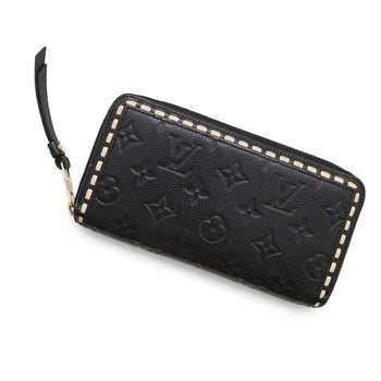 Louis Vuitton Long Wallet Monogram Empreinte Zippy M64805 Louis Vuitton Black