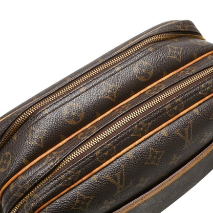 Louis Vuitton Monogram Reporter Pm Crossbody Shoulder Bag M45254 Brown Leather