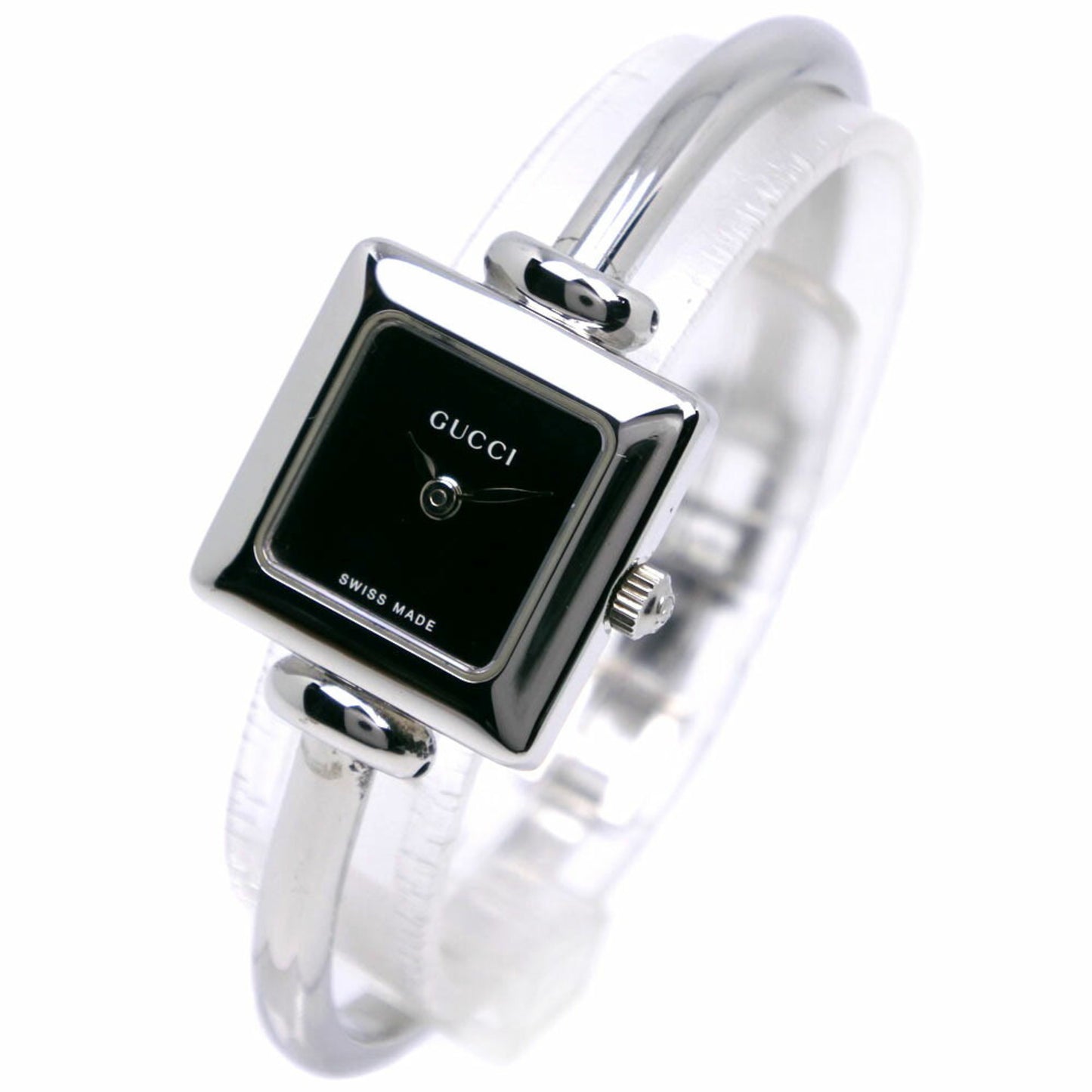 Gucci Gucci Watch 1900L Stainless Steel Quartz Analog Display Black Dial