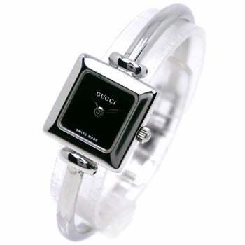 Gucci Gucci Watch 1900L Stainless Steel Quartz Analog Display Black Dial