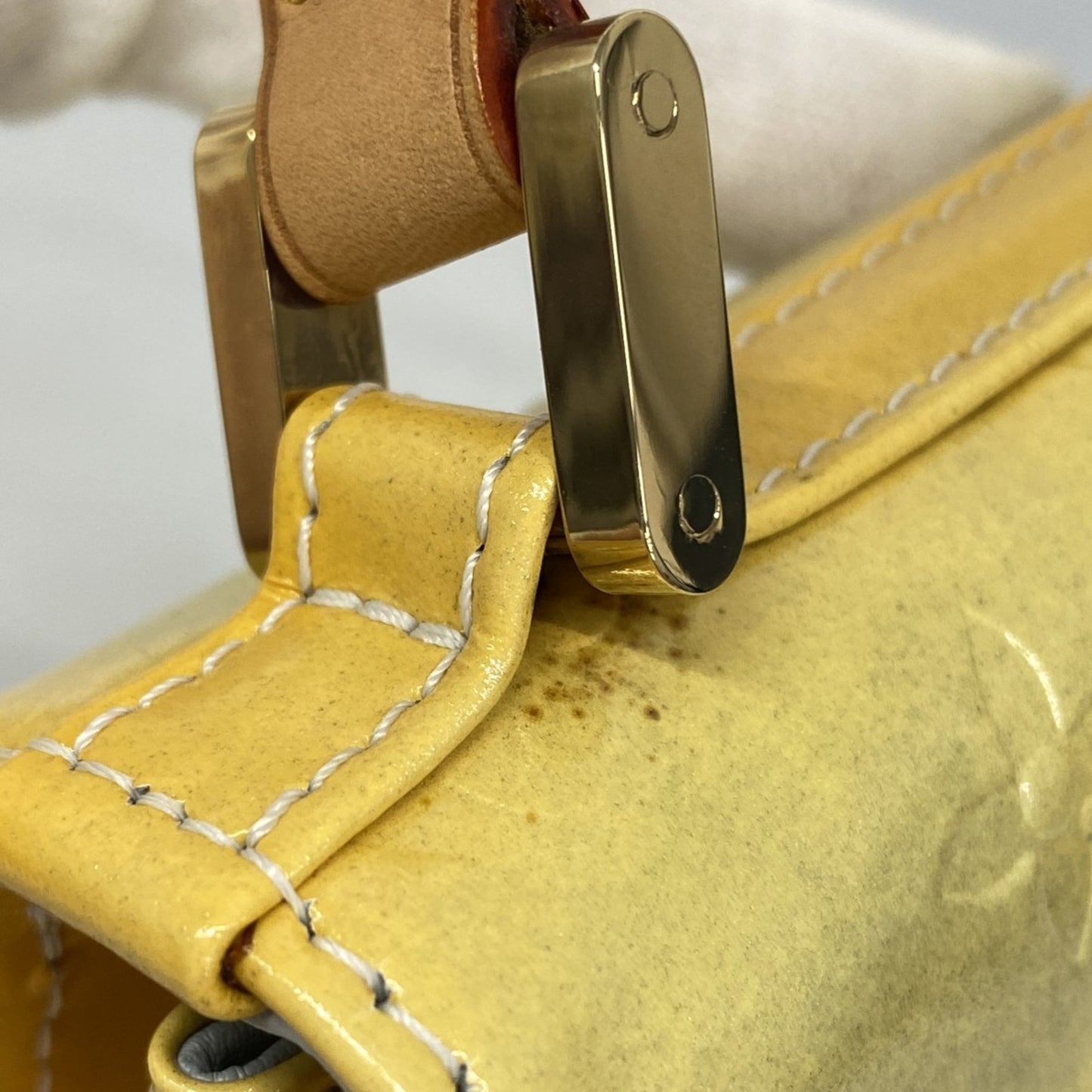 Louis Vuitton Vernis Spring Street Handbag M91029 Green