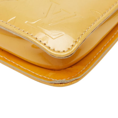 Louis Vuitton Monogram Vernis Lexington Shoulder Bag/Mini Handbag/Pouch M91010 Beige/Yellow Patent
