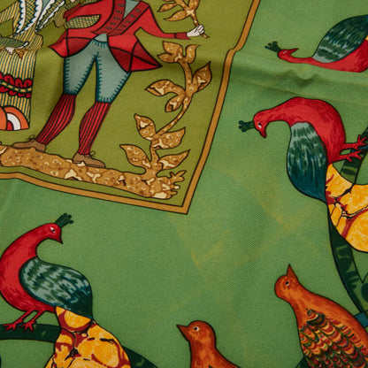 Hermes Herms Carr 90 Early America Scarf