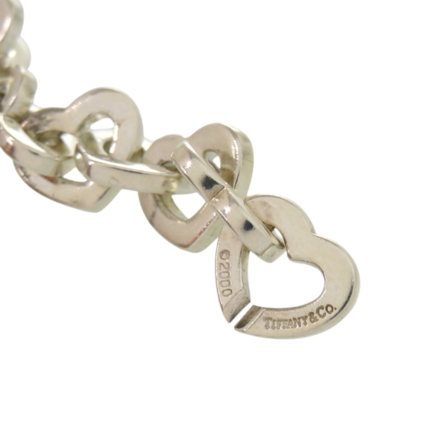Tiffany Heart Link 18K Yellow Gold/Silver 925 Bracelet 1075 Tiffany & Co.