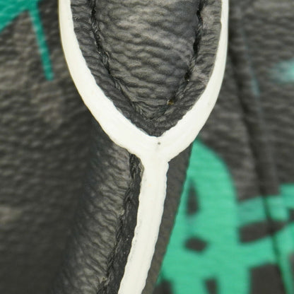 Louis Vuitton Monogram Eclipse Speedy Bandouliere 25 Handbag M21399 Black/Green 2-Way Bag