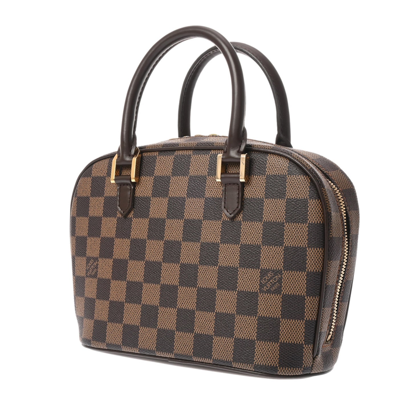 Louis Vuitton Damier Saria Mini Brown N51286 Women'S Canvas Handbag