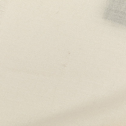Gucci Gg Stole Scarf 165904 White Ivory Wool Silk