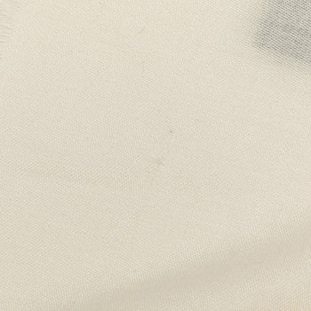 Gucci Gg Stole Scarf 165904 White Ivory Wool Silk