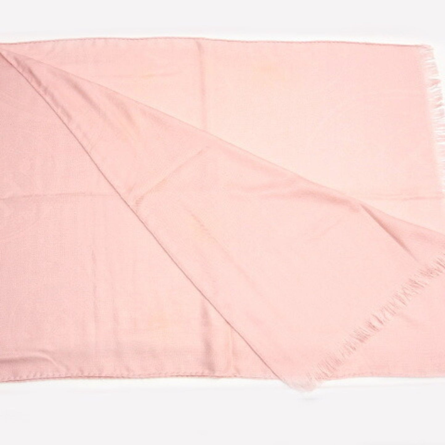 Hermes New Libris Large Stole Scarf Shawl Light Pink