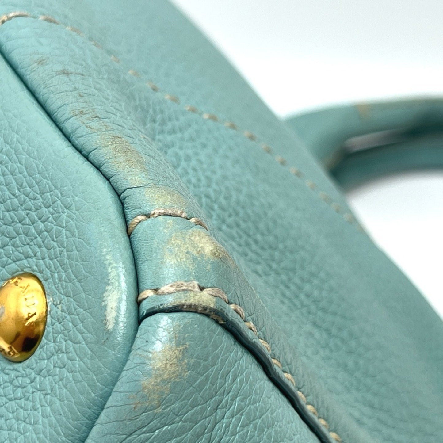 Prada Bn1872 Logo Canapa Handbag Large Capacity Tote Bag Leather