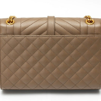 Saint Laurent Saint Laurent Envelope Medium Chain Shoulder Bag 600185 Grain De Poudre Quilted