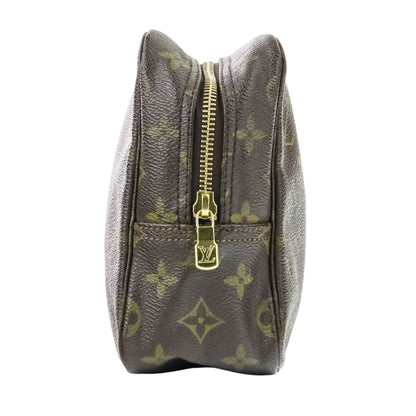 Louis Vuitton Louis Vuitton True Toilet 28 Monogram Second Bag Pouch M47522 Brown
