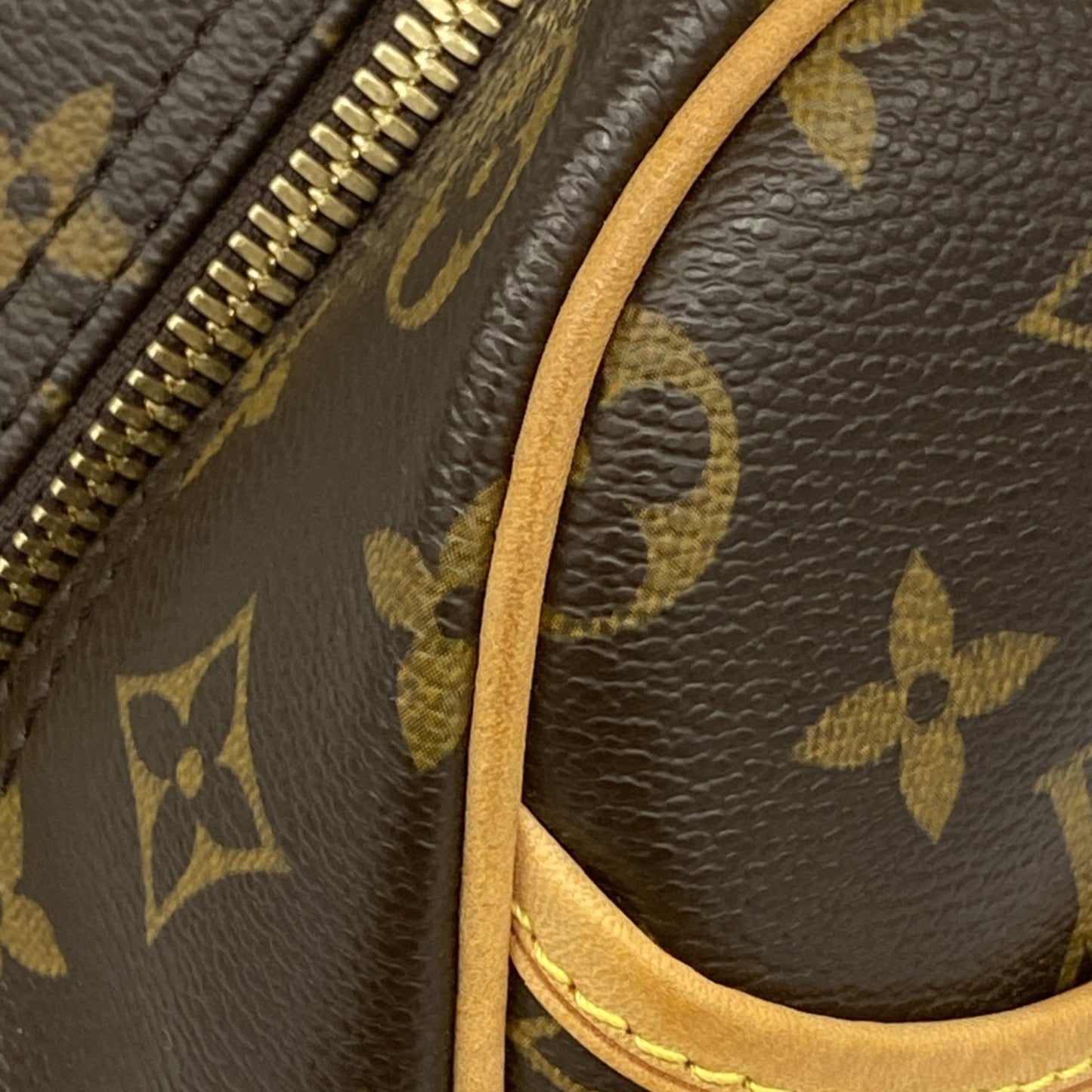 Louis Vuitton Monogram Deauville Handbag M47270 Brown