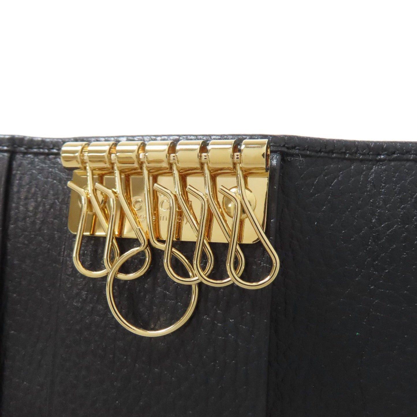 Gucci 456118 Gg Marmont Key Case In Calfskin