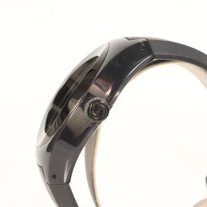 Gucci Gucci Skeleton Analog (Sync) Sherry Line Rubber Belt Black