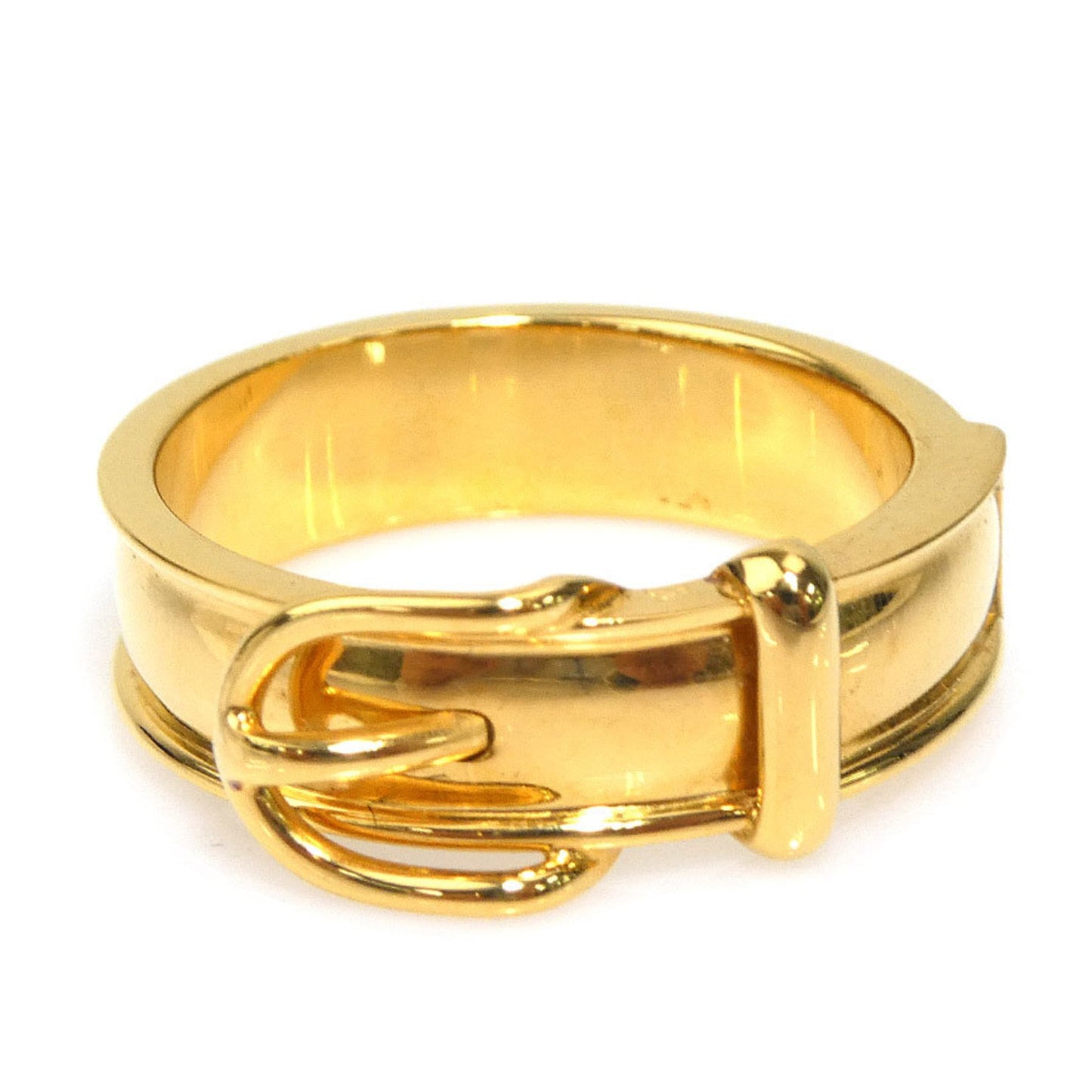 Hermes Herms Scarf Ring With Belt Motif