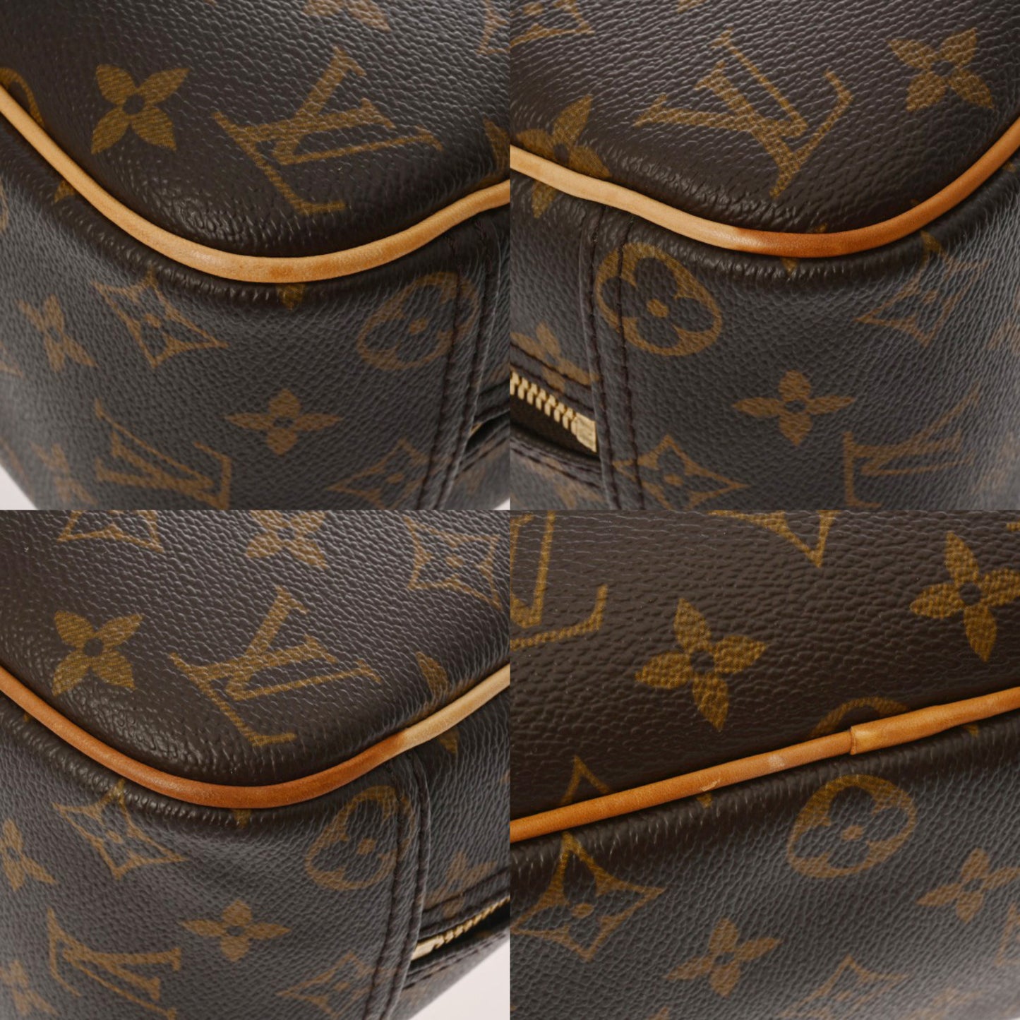 Louis Vuitton Monogram Trouville Brown M42228 Women'S Canvas Handbag