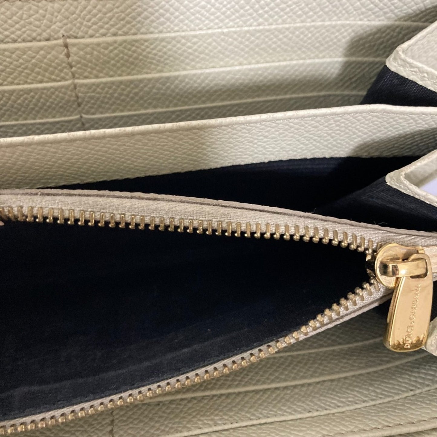 Dolce & Gabbana Floral Print Round Zip Long Wallet In Light Blue