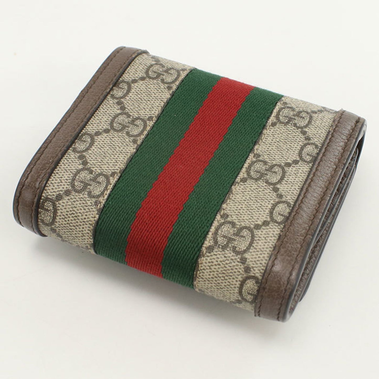 Gucci Gg Ophidia Bifold Wallet (598662) In Beige