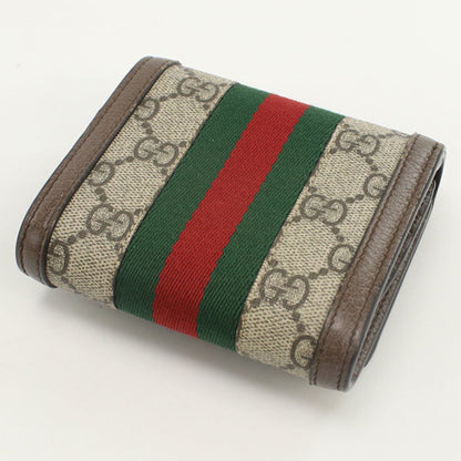 Gucci Gg Ophidia Bifold Wallet (598662) In Beige