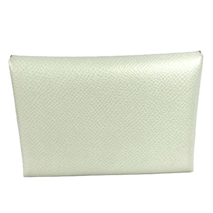 Hermes Herms Bifold Slim Calvi Duo Wallet With Card Case And Coin Purse