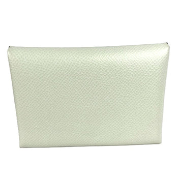 Hermes Herms Bifold Slim Calvi Duo Wallet With Card Case And Coin Purse