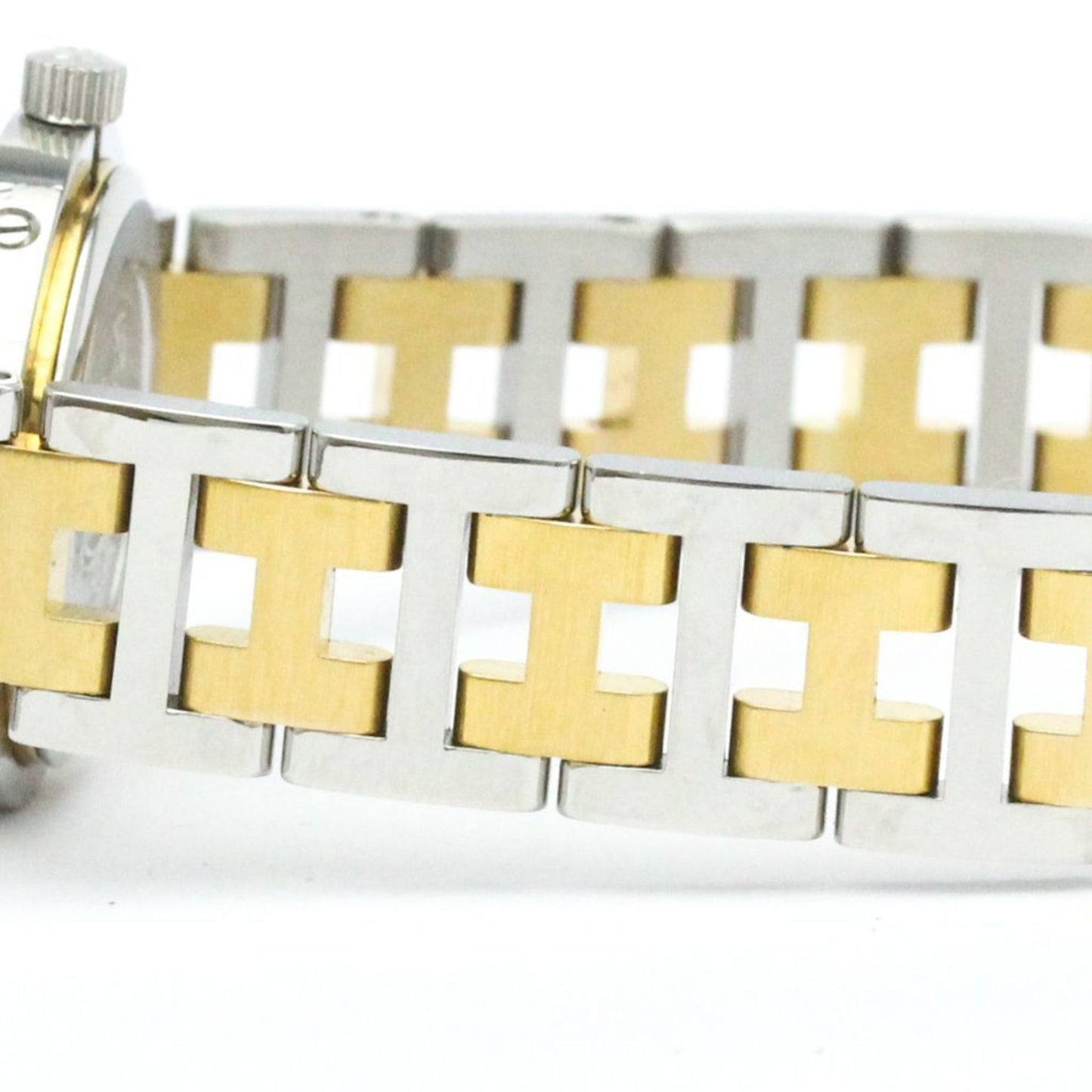 Hermes Clipper Gold Plated Stainless Steel Quartz
