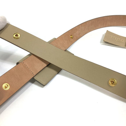 Burberry 8012136 Envelope Leather Belt With Pouch