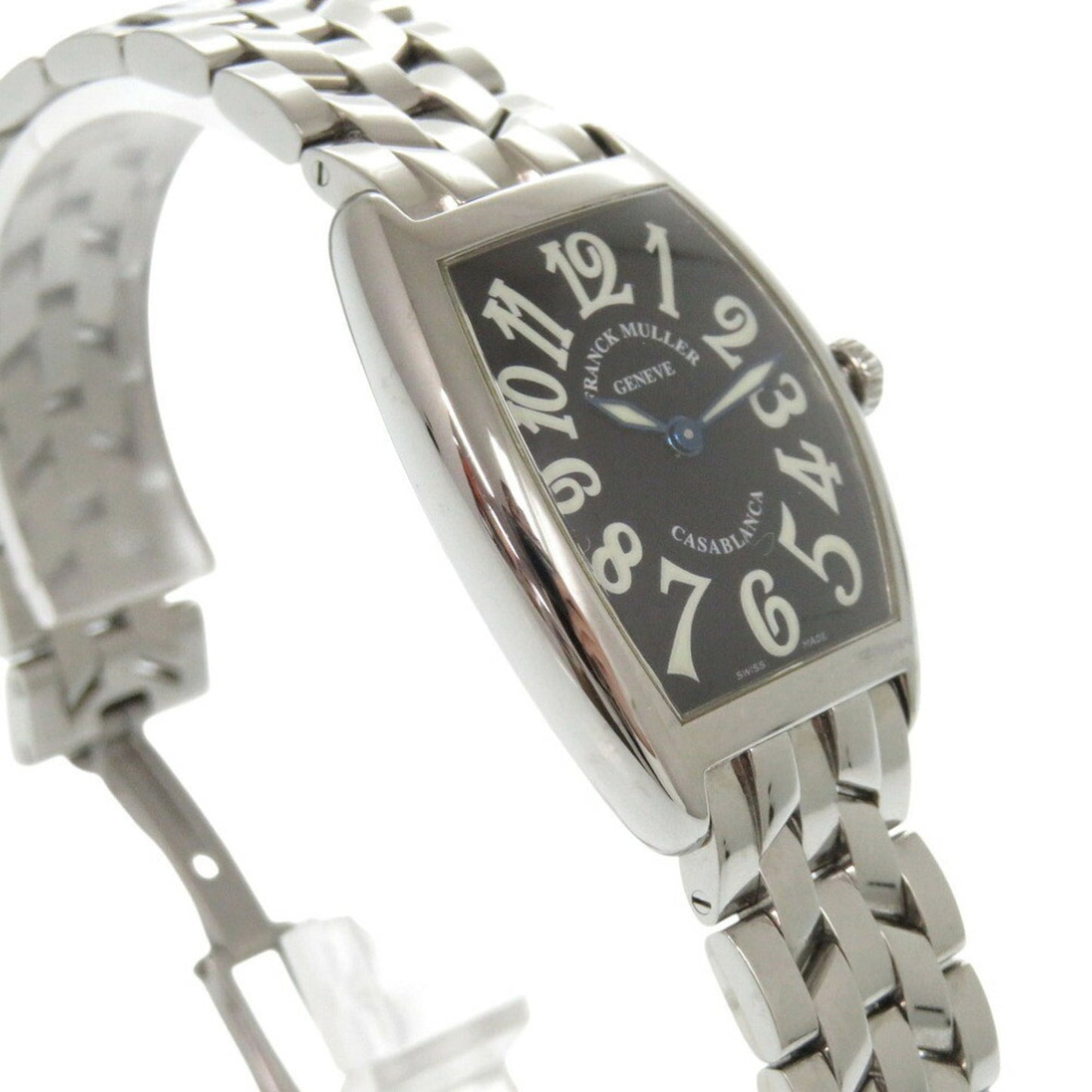 Franck Muller Casablanca 1752 Black Ss Quartz Watch Dial 1098Franck Muller