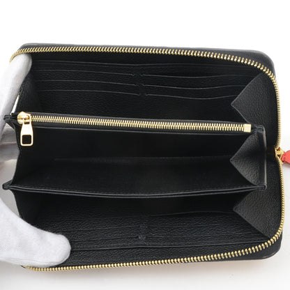 Louis Vuitton Lv Crafty Empreinte Zippy Wallet Long Crme Noir M69727