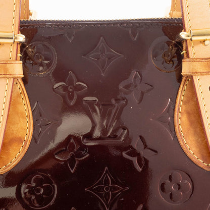Louis Vuitton Rosewood Avenue Shoulder Bag Monogram Vernis Amaranth M93510