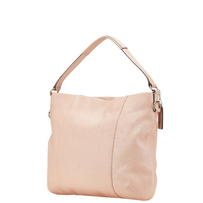 Coach 2-Way Handbag/Shoulder Bag F35809 Pink Leather