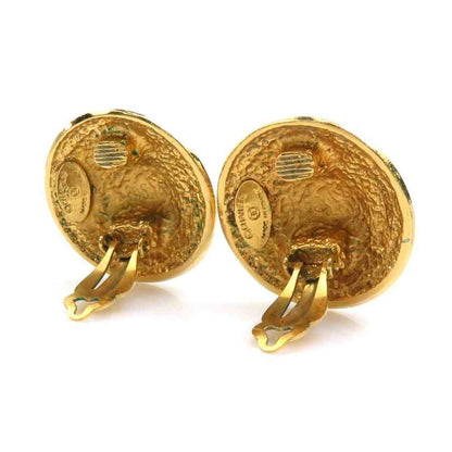 Chanel Metal Gold Earrings