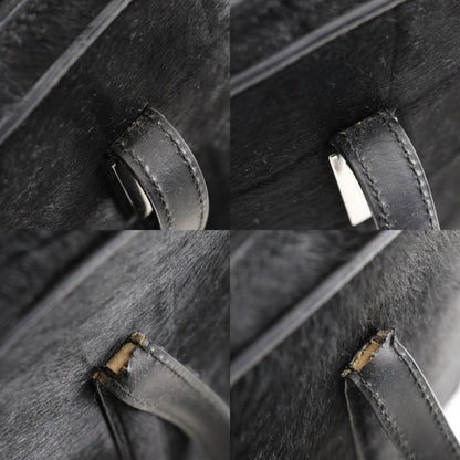 Gucci Old Gucci Tote Bag 000.2296.0528 Pony Black A5 Double