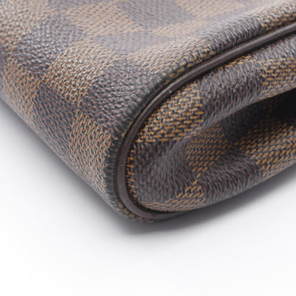 Louis Vuitton Eva Handbag Coated Canvas Leather Damier