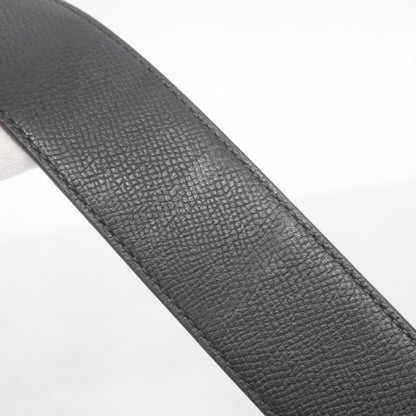 Louis Vuitton Monogram Eclipse Lv Initial Belt 40Mm Reversible M0157T Black/Gray