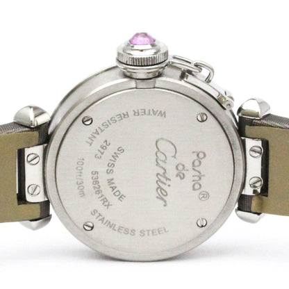 Cartier Miss Pasha Steel Leather Quartz