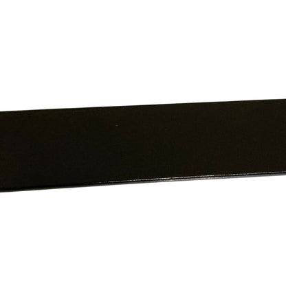 Gucci Silver Buckle Leather Belt