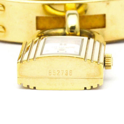 Hermes Kelly Watch Gold Plated Leather Quartz