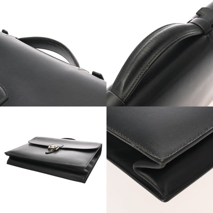 Hermes Sac A Depeche 34 Blue Indigo C Stamp (Circa 1999)