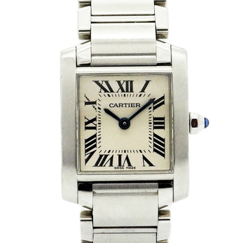 Cartier Tank Franaise SM W51008Q3 Ivory Dial