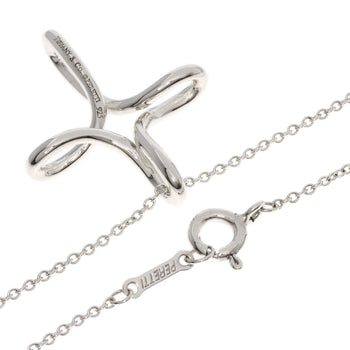 Tiffany & Co. Infinity Cross Necklace Silver