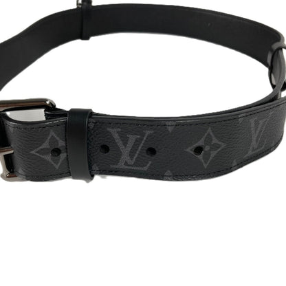 Louis Vuitton M0179V Monogram Eclipse Santur Signature Chain 35Mm Belt In Canvas
