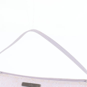 Gucci Gg Canvas And Leather Shoulder Bag