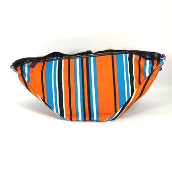 Prada 2Vy007 Striped Triangle Bayadere Crossbody Shoulder Bag In Canvas