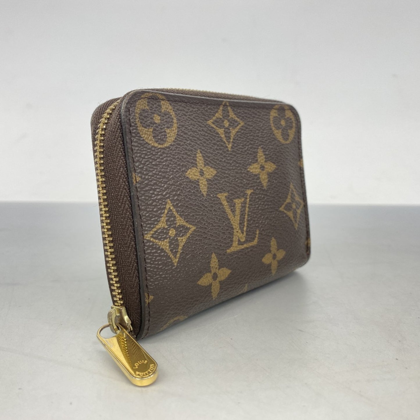 Louis Vuitton Monogram Zippy Coin Purse M60067 Brown