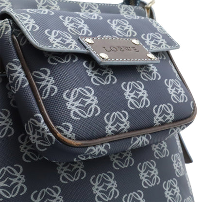 Loewe Anagram Shoulder Bag In Pvc And Leather