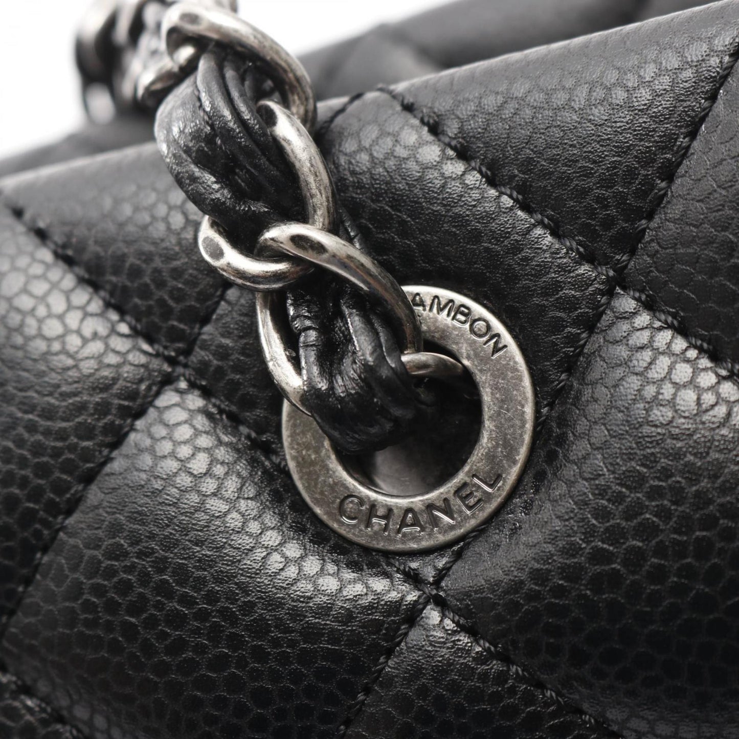 Chanel Matelasse Tote Bag In Calfskin Leather
